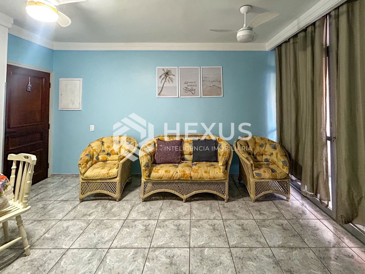 Foto 4 de Apartamento com varanda e lazer a 150m da praia na Enseada, Guarujá