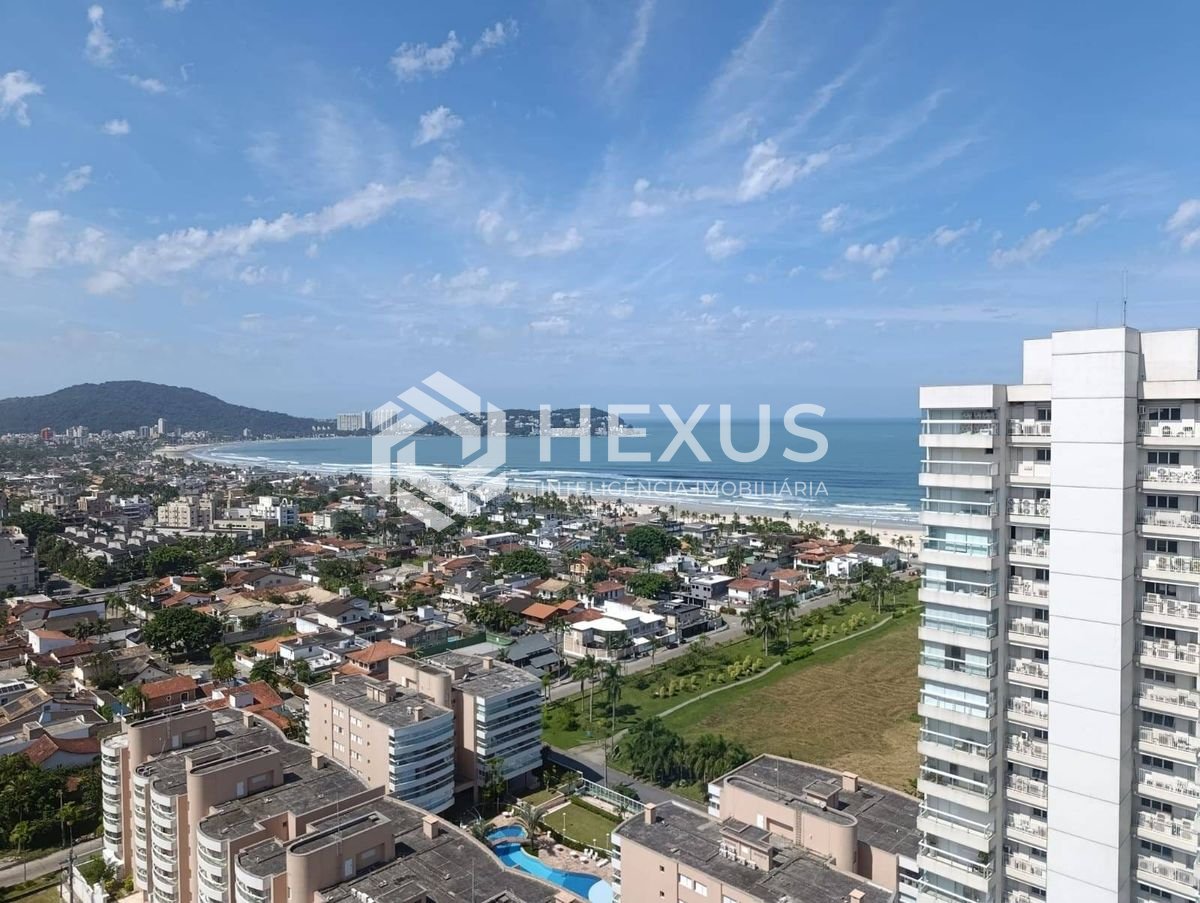 Foto 3 de Apartamento com varanda gourmet vista mar e lazer na Enseada, Guarujá