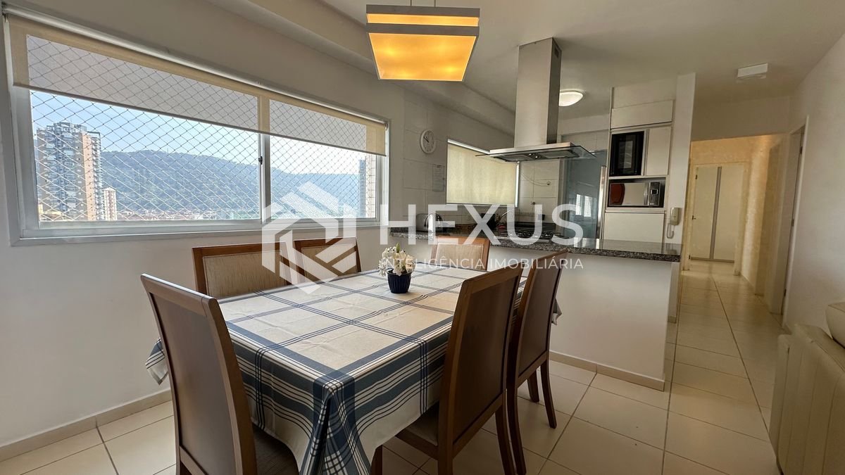Foto 4 de Apartamento com varanda gourmet vista mar e lazer na Enseada, Guarujá