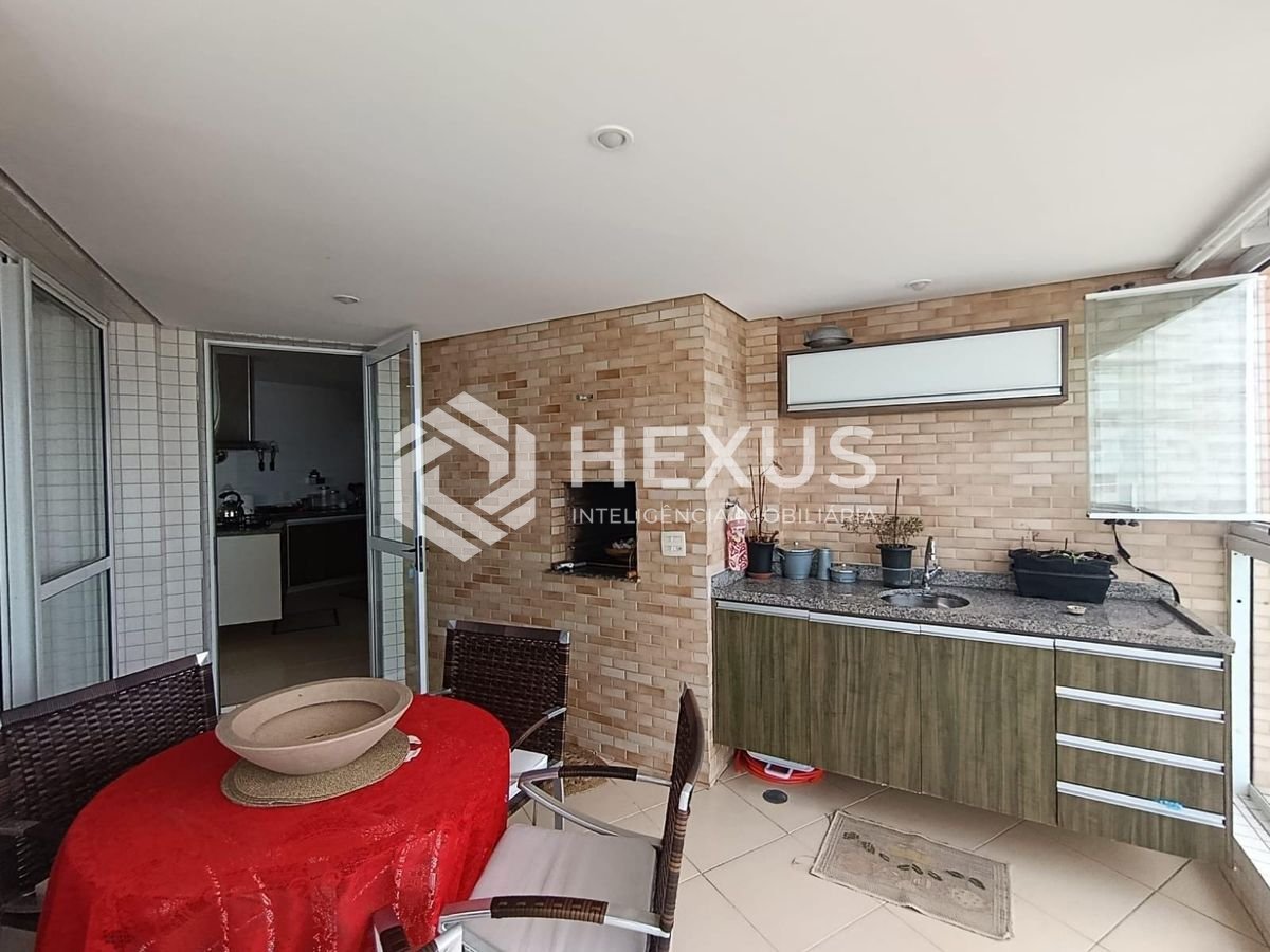 Foto 2 de Apartamento com varanda gourmet vista mar e lazer na Enseada, Guarujá