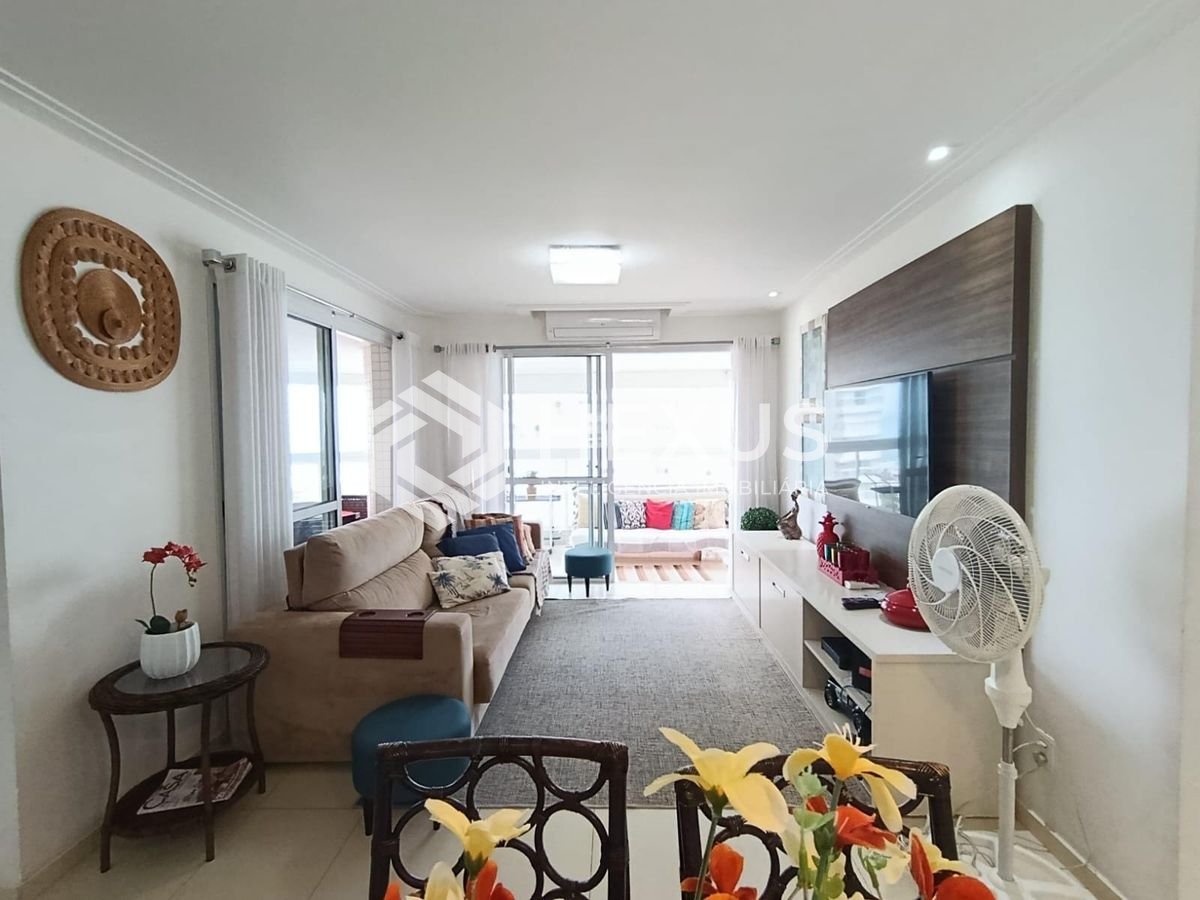 Foto 5 de Apartamento com varanda gourmet vista mar e lazer na Enseada, Guarujá