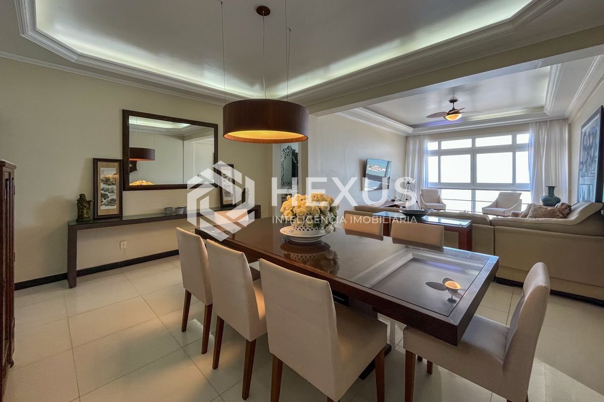 Foto 4 de Apartamento reformado frente mar com vista mar e lazer nas Pitangueiras, Guarujá