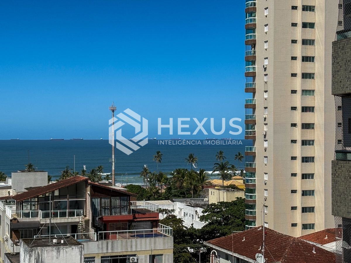 Foto 3 de Apartamento com varanda e lazer na Enseada, Guarujá