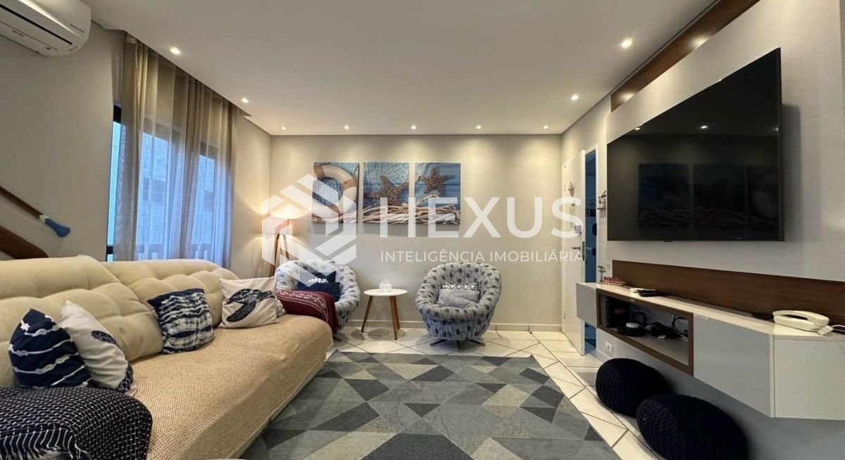 Foto 2 de Apartamento reformado com varanda gourmet vista mar e lazer a 500m da praia na Enseada, Guarujá