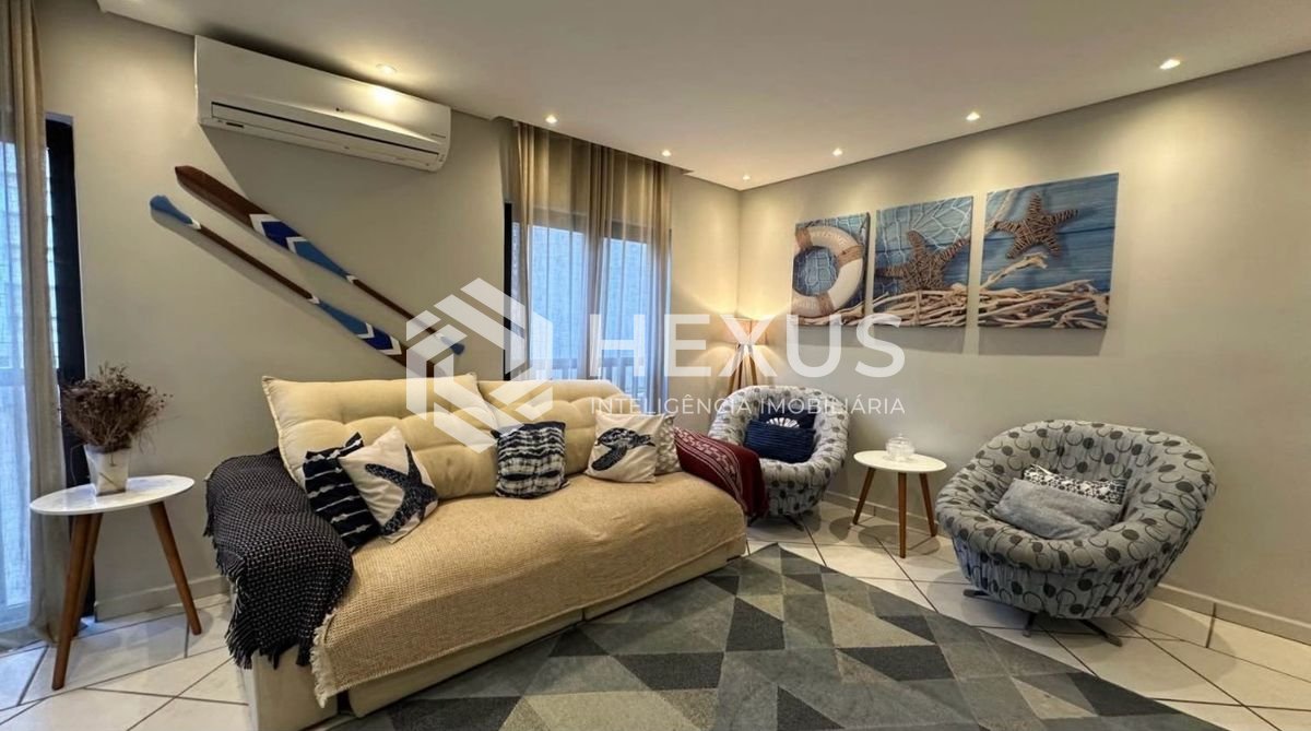 Foto 3 de Apartamento reformado com varanda gourmet vista mar e lazer a 500m da praia na Enseada, Guarujá