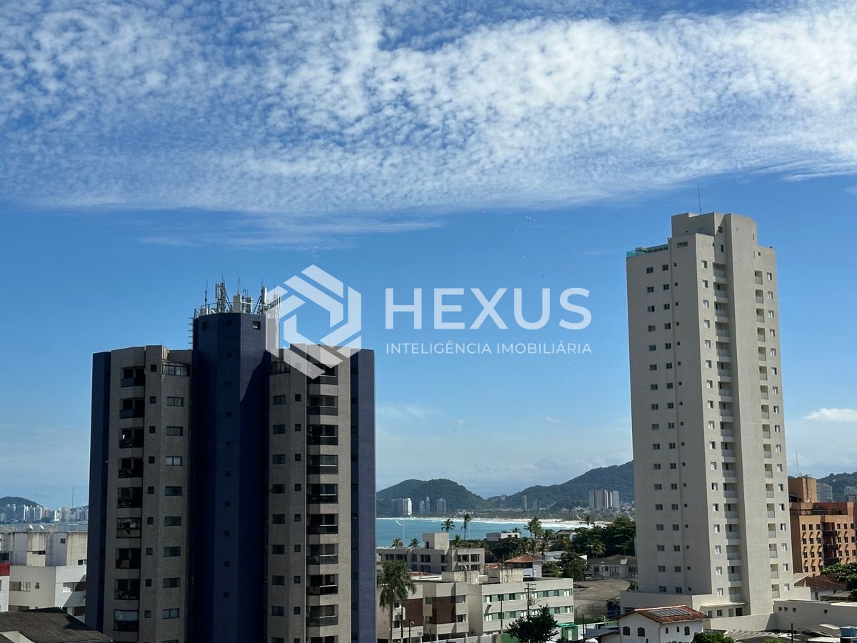 Foto 4 de Apartamento reformado com varanda vista mar e lazer a 350m da praia no Tortugas na Enseada, Guarujá