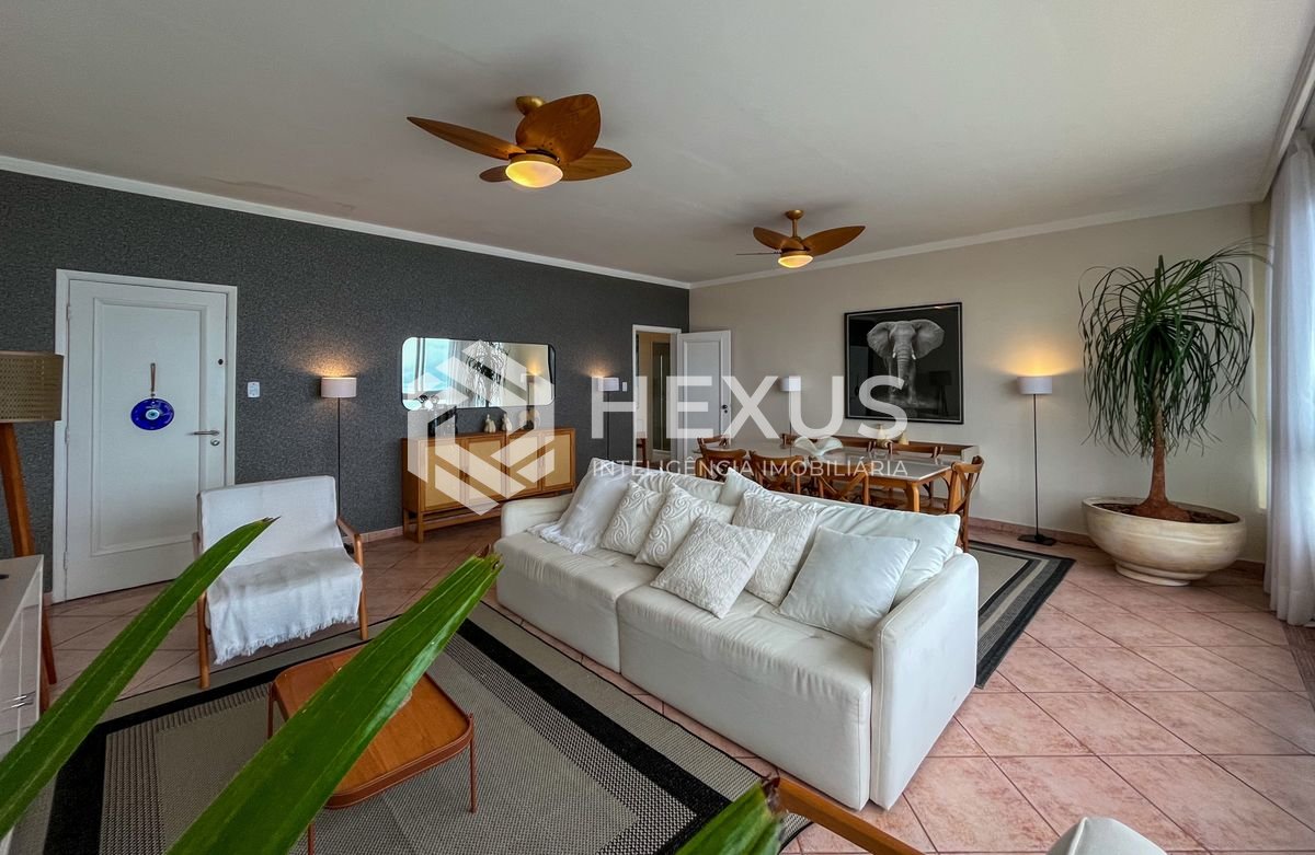 Foto 5 de Apartamento frente mar com vista mar e lazer nas Pitangueiras, Guarujá