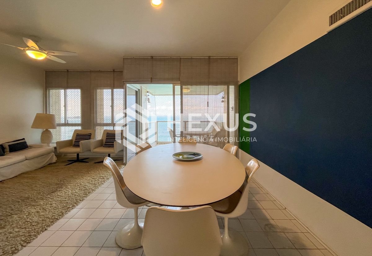 Foto 4 de Apartamento frente mar com varanda nas Pitangueiras, Guarujá