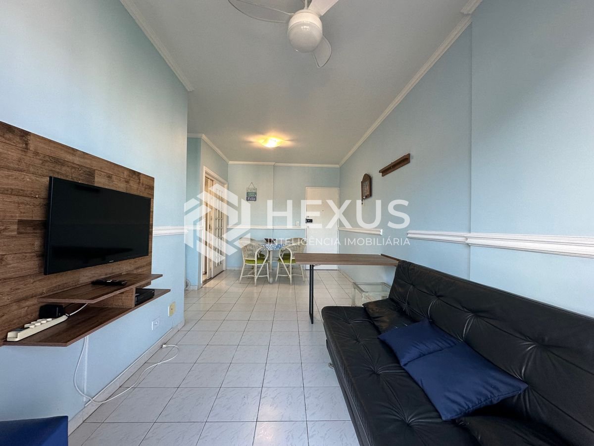 Foto 3 de Apartamento com varanda e lazer a 500m da praia na Enseada, Guarujá
