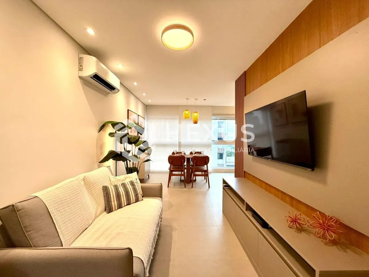 Foto 2 de Apartamento com varanda gourmet vista mar e lazer na Enseada, Guarujá