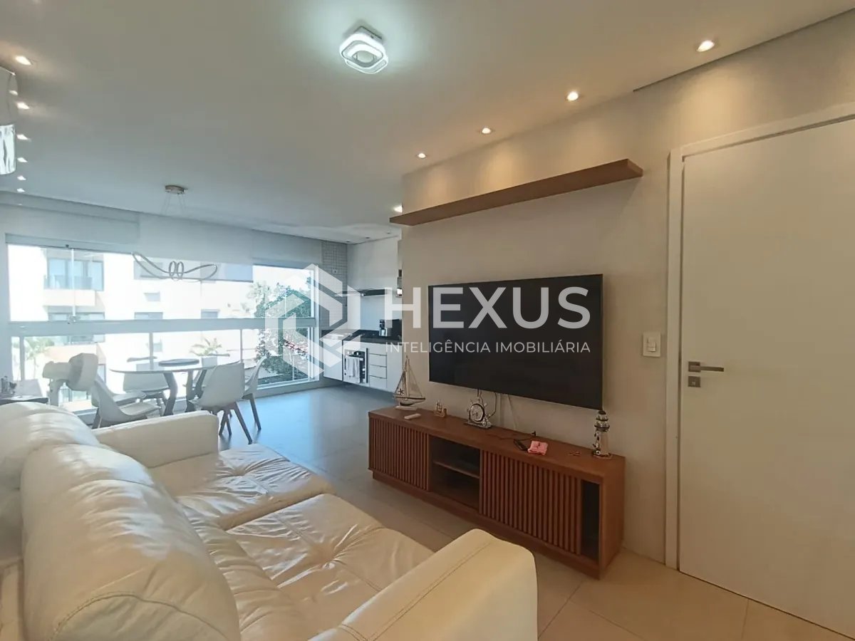 Foto 4 de Apartamento com varanda gourmet vista mar e lazer na Enseada, Guarujá