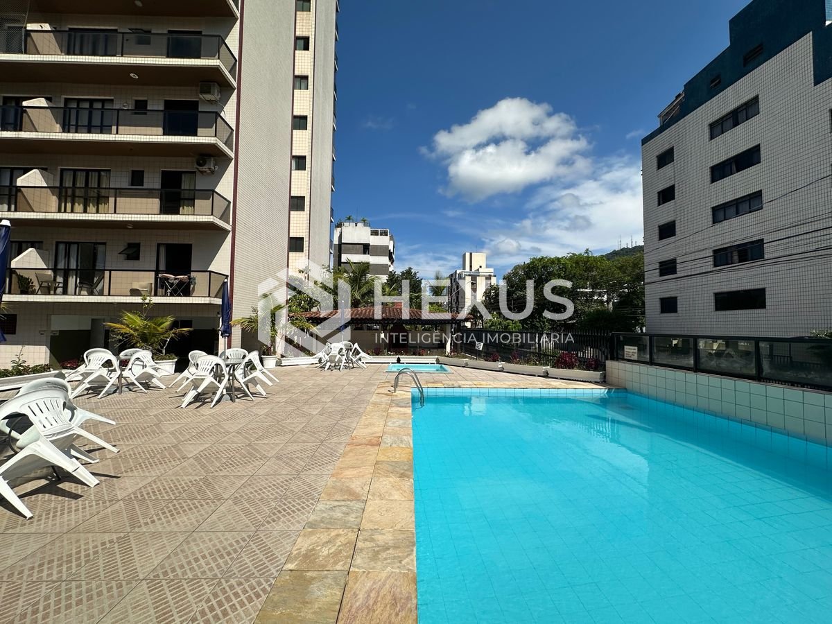 Foto 3 de Apartamento com varanda e lazer a 500m da praia na Enseada, Guarujá