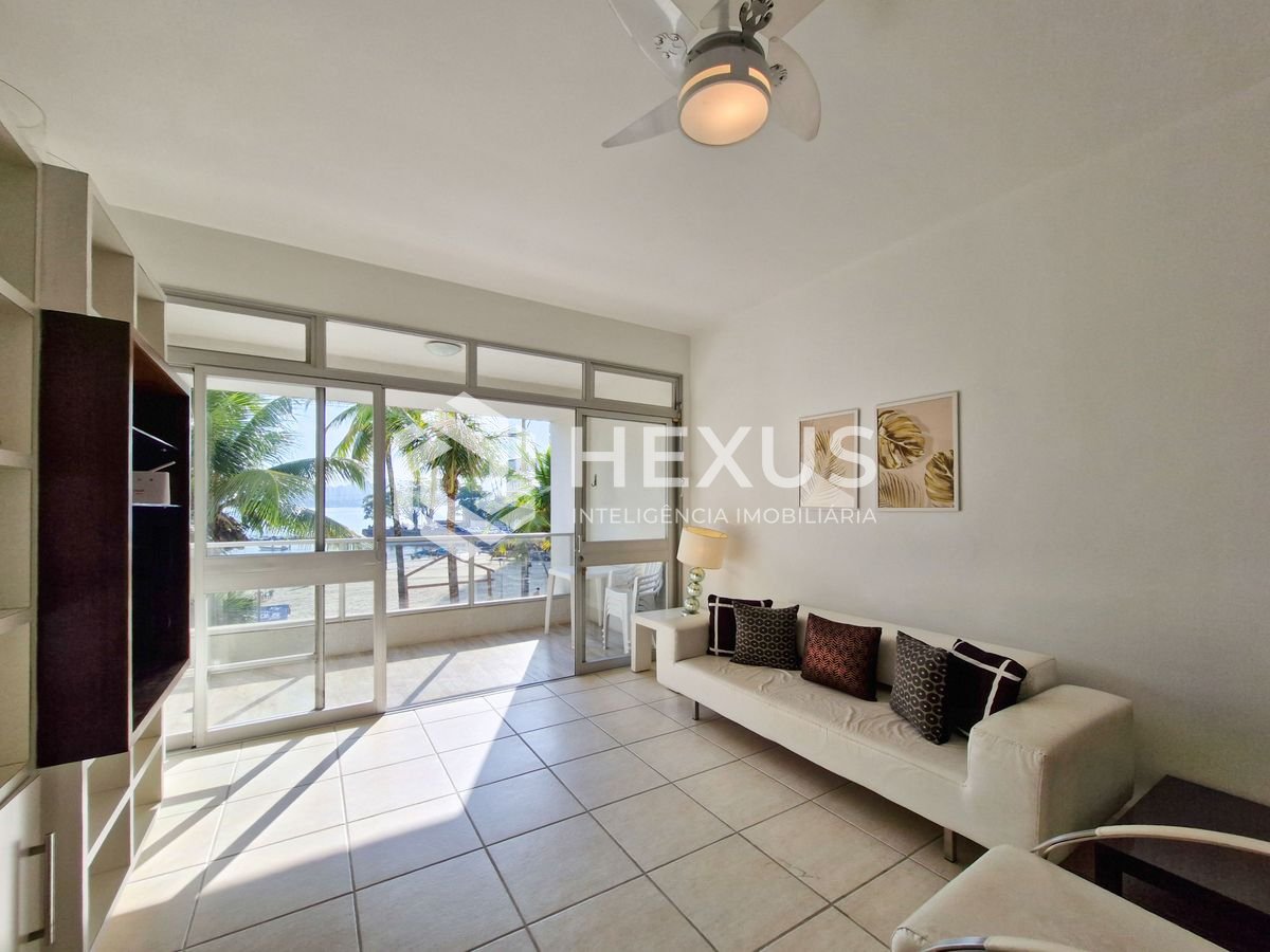 Foto 5 de Apartamento frente mar com varanda vista mar e lazer no Jardim Astúrias, Guarujá