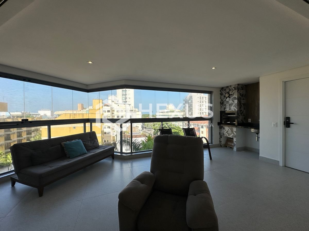 Foto 3 de Apartamento com varanda gourmet e lazer a 300m da praia na Enseada, Guarujá