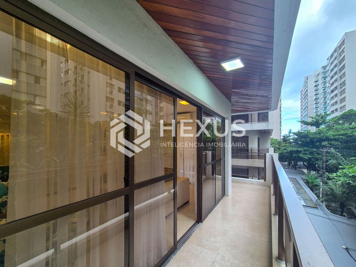 Foto 5 de Apartamento com varanda vista mar e lazer nas Pitangueiras, Guarujá