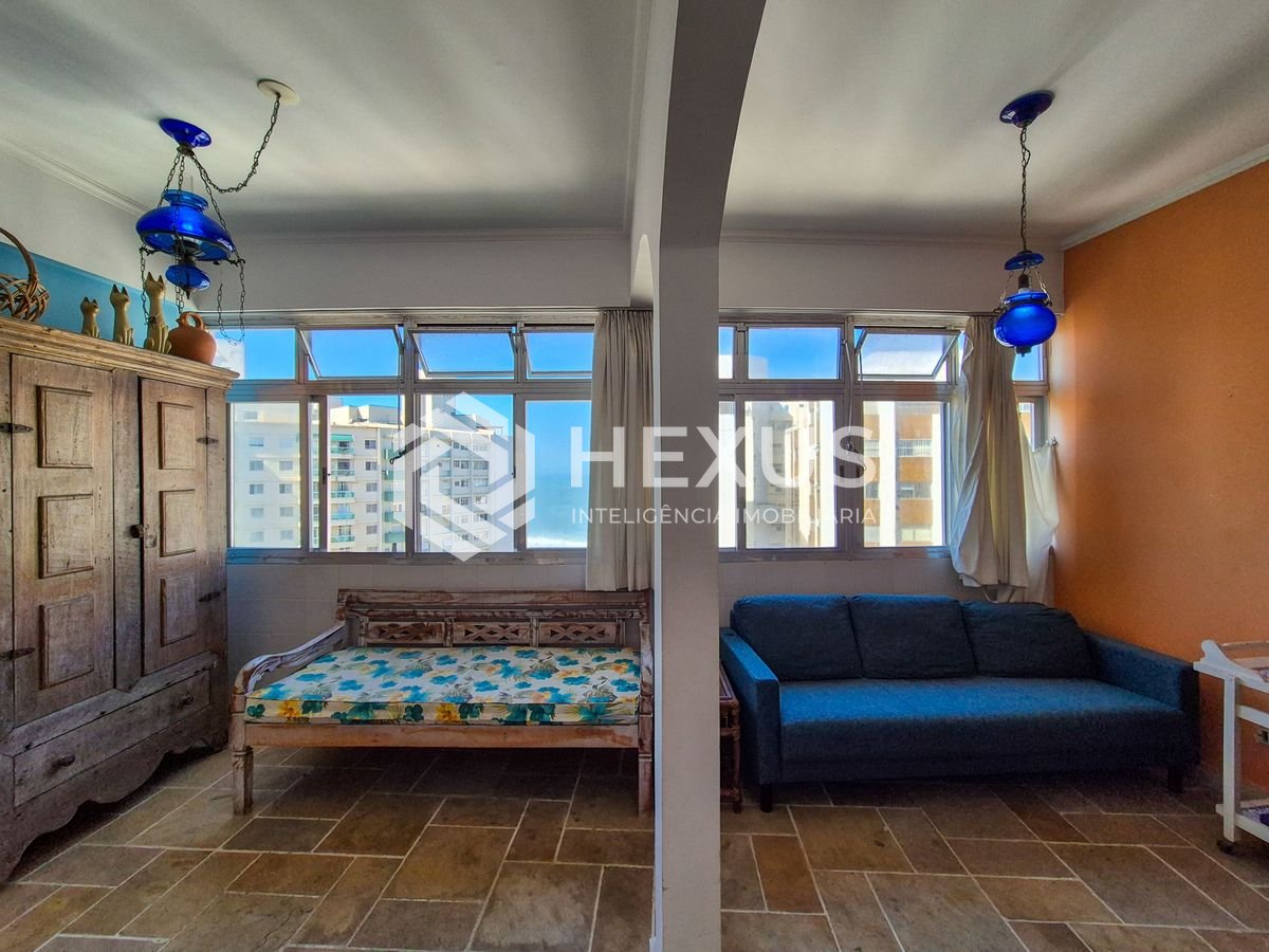 Foto 3 de Apartamento com lazer a 1 quadra da praia nas Pitangueiras, Guarujá