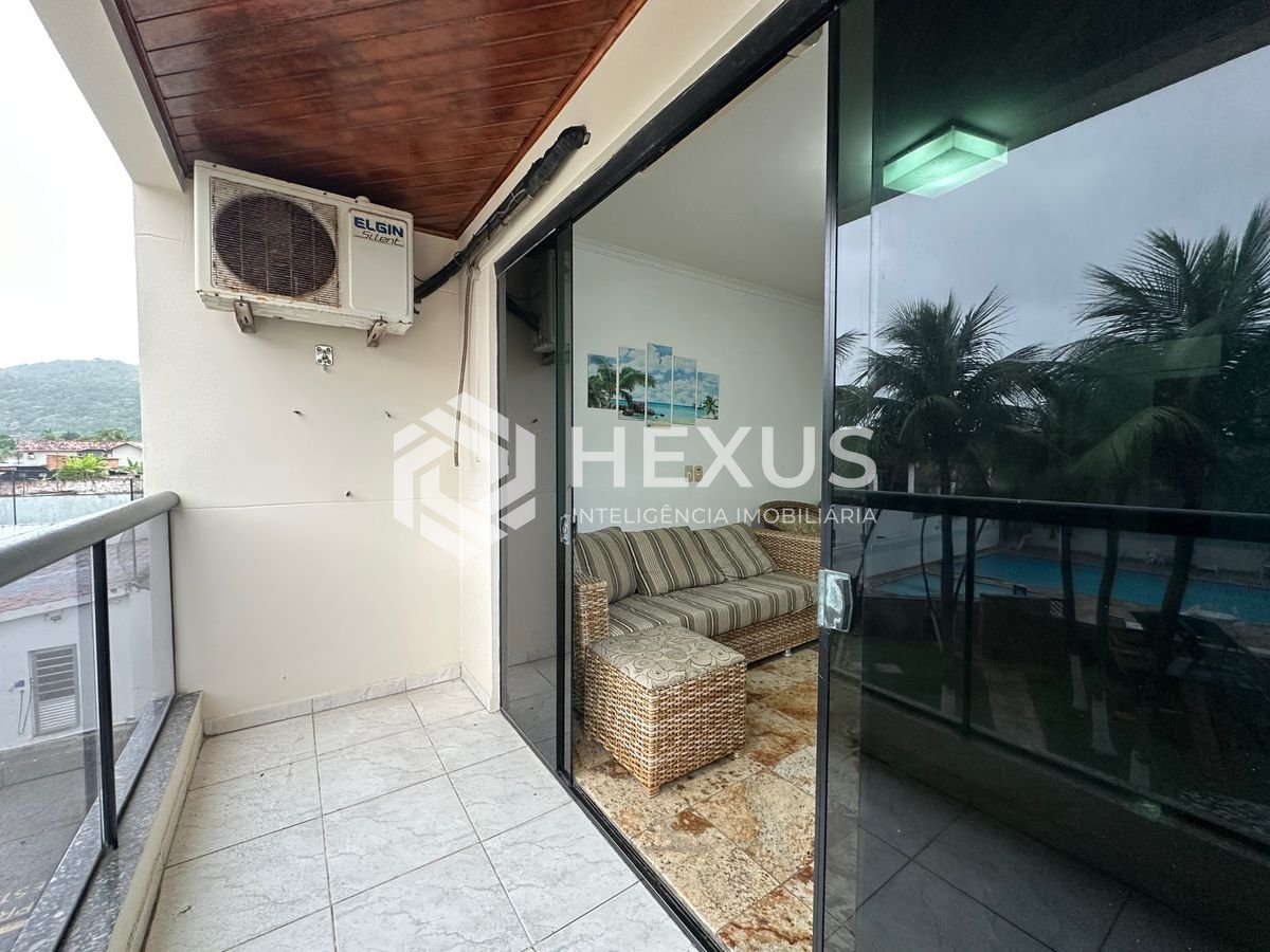 Foto 5 de Apartamento com varanda e lazer a 500m da praia na Enseada, Guarujá