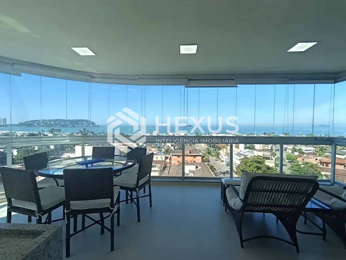 Foto 2 de Apartamento de alto padrão com varanda gourmet vista mar e lazer a 250m da praia na Enseada, Guarujá