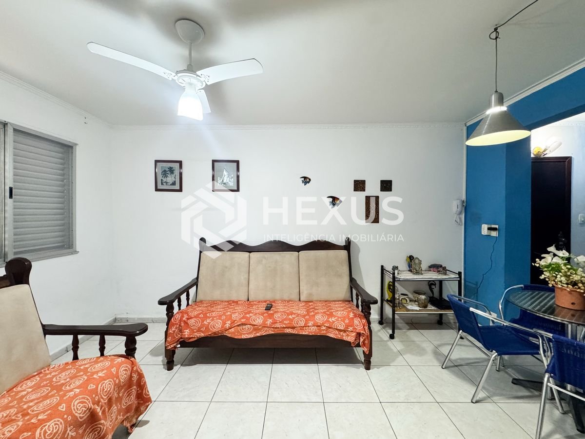 Foto 2 de Apartamento a 160m da praia na região da Vila Alzira no Jardim Astúrias, Guarujá
