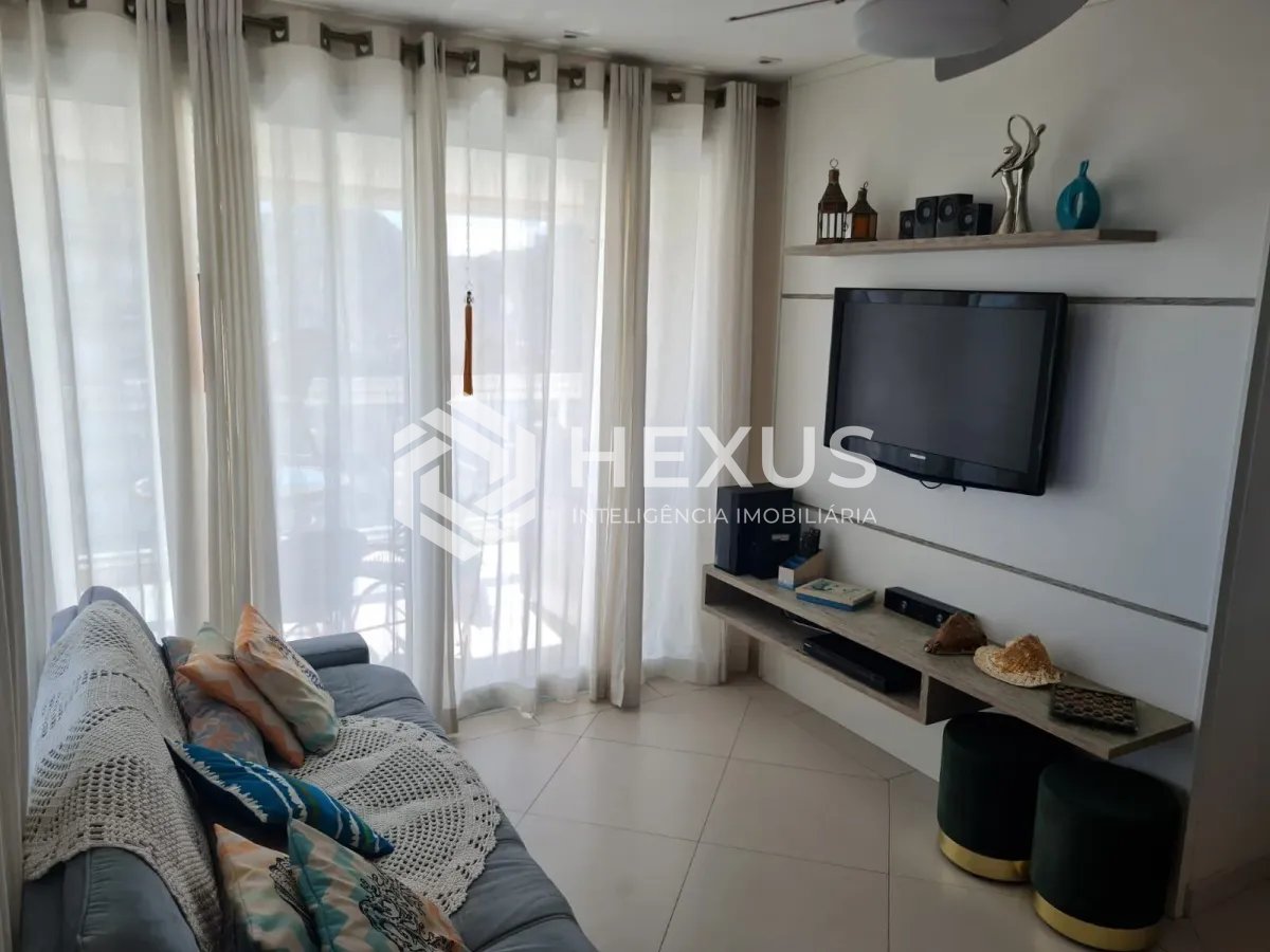 Foto 3 de Apartamento com varanda gourmet vista mar e lazer na região da Brunella na Enseada, Guarujá