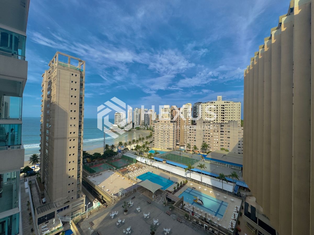 Foto 2 de Apartamento com varanda vista mar e lazer na beira mar no Jardim Astúrias, Guarujá