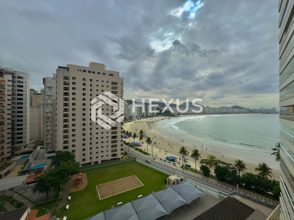 Foto 2 de Apartamento frente mar com varanda gourmet e lazer na região do Vila Luis Antônio no Jardim Astúrias, Guarujá