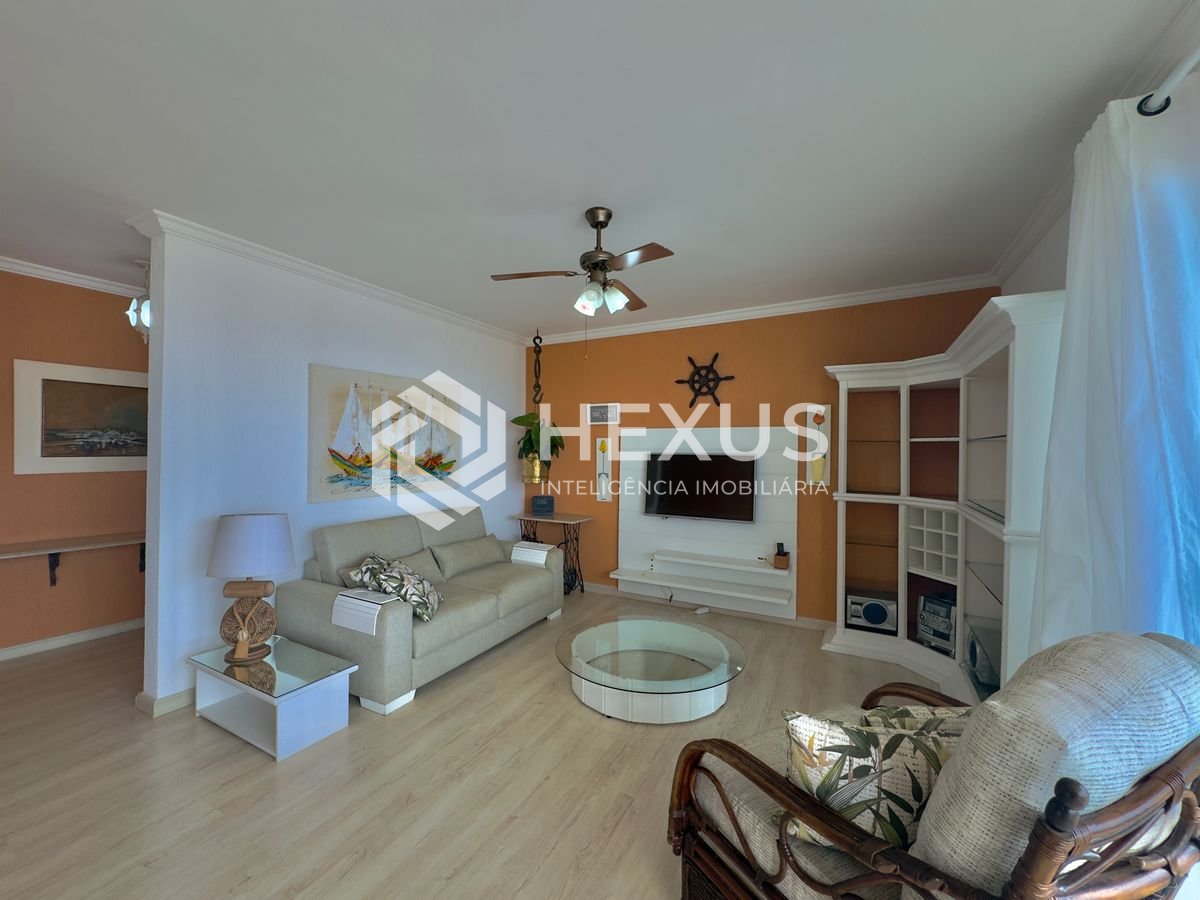 Foto 4 de Apartamento frente mar com varanda vista mar e lazer nas Pitangueiras, Guarujá