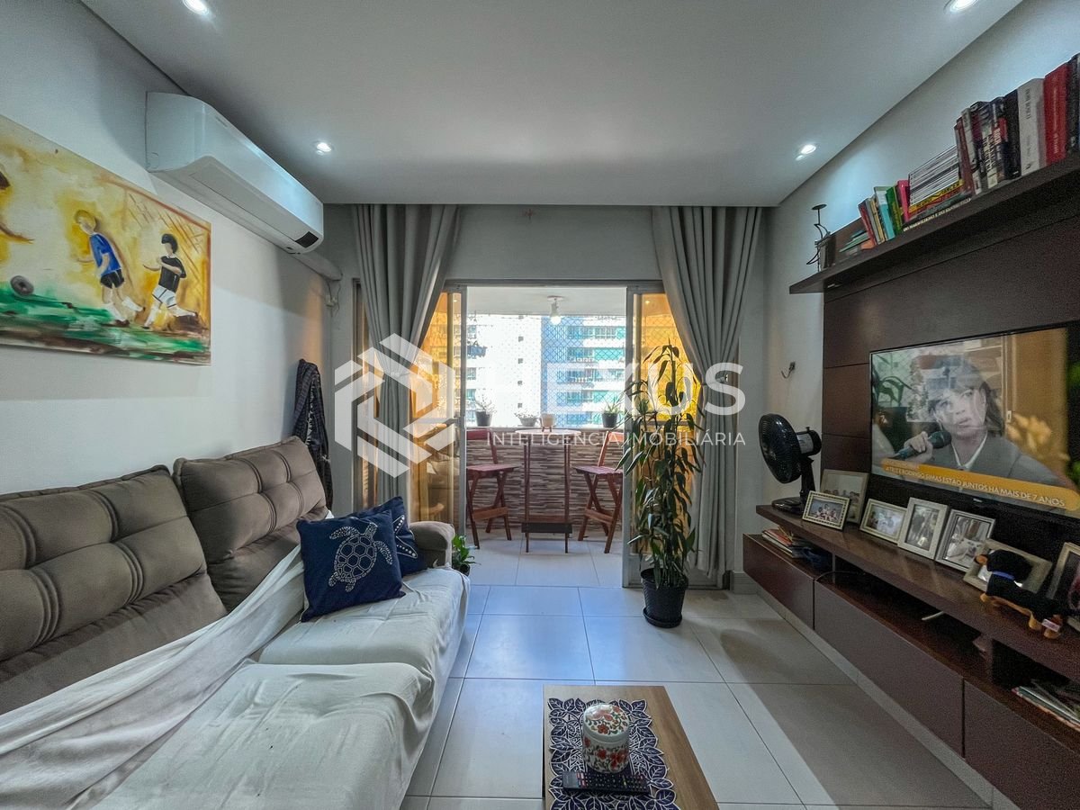 Foto 5 de Apartamento com varanda vista mar e lazer nas Pitangueiras, Guarujá