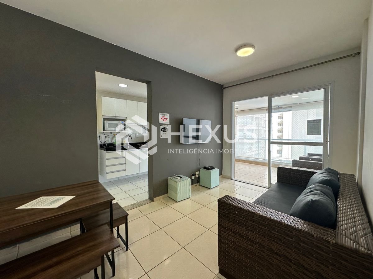 Foto 3 de Apartamento com varanda gourmet e vista mar a 600m da praia na Enseada, Guarujá