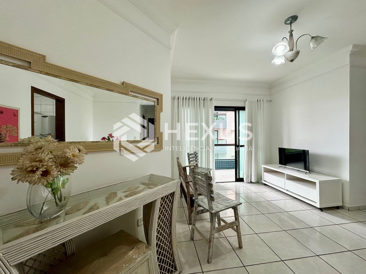 Foto 4 de Apartamento com varanda e lazer a 340m da praia na Enseada, Guarujá
