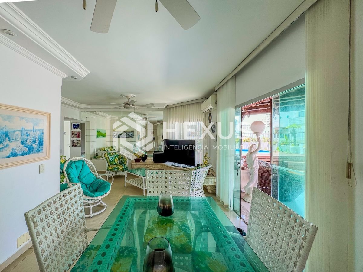 Foto 4 de Cobertura Penthouse com piscina e churrasqueira na Praia do Tombo, Guarujá