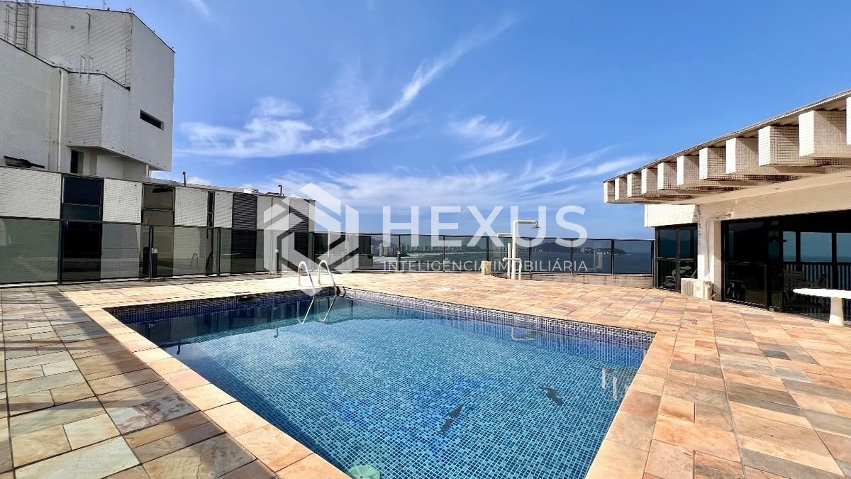Foto 3 de Cobertura penthouse de alto padrão frente mar com piscina e churrasqueira na Praia das Asturias, Guaruja