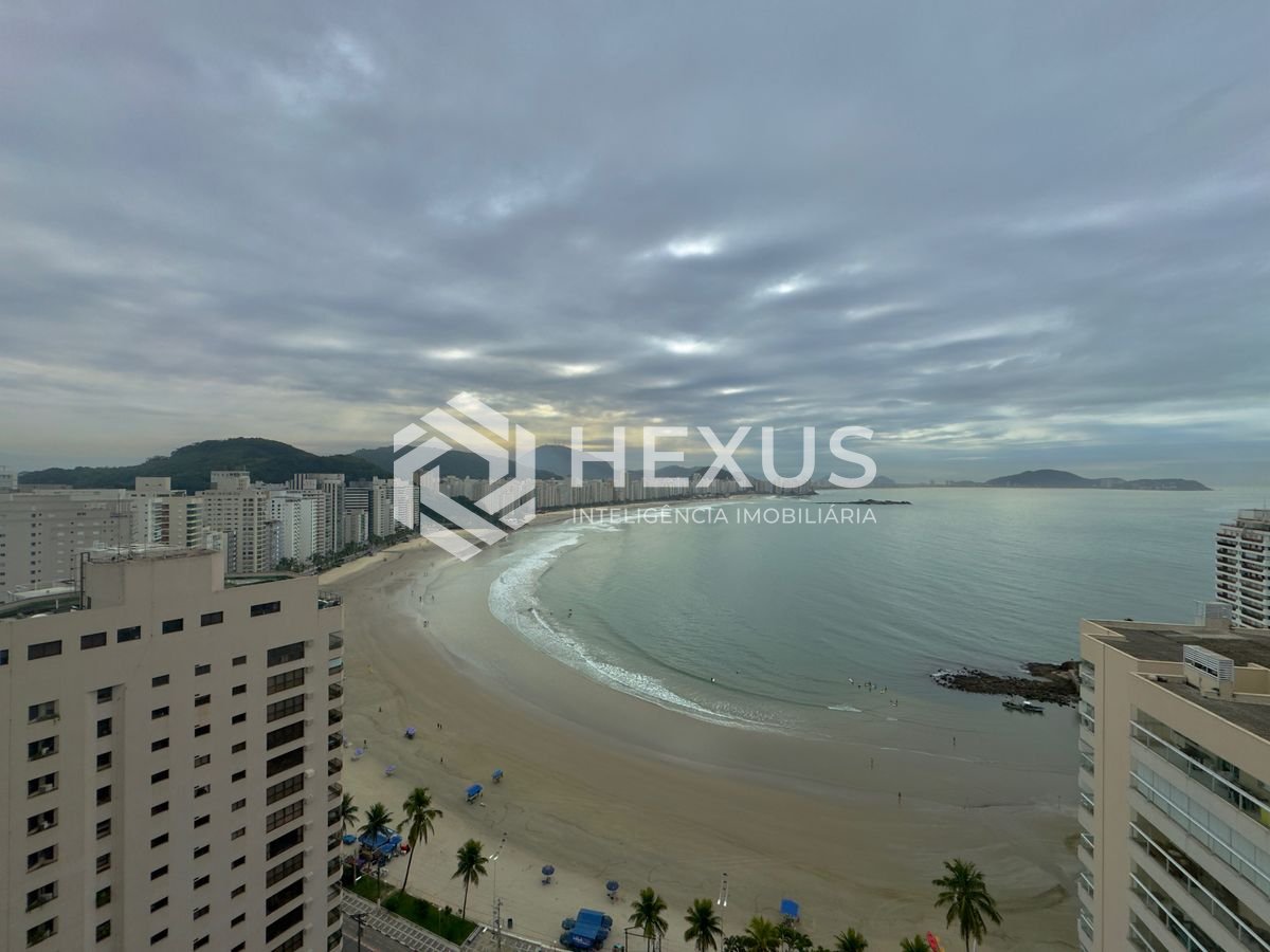 Foto 4 de Cobertura Duplex frente mar com varanda gourmet vista mar e lazer no Jardim Astúrias, Guarujá