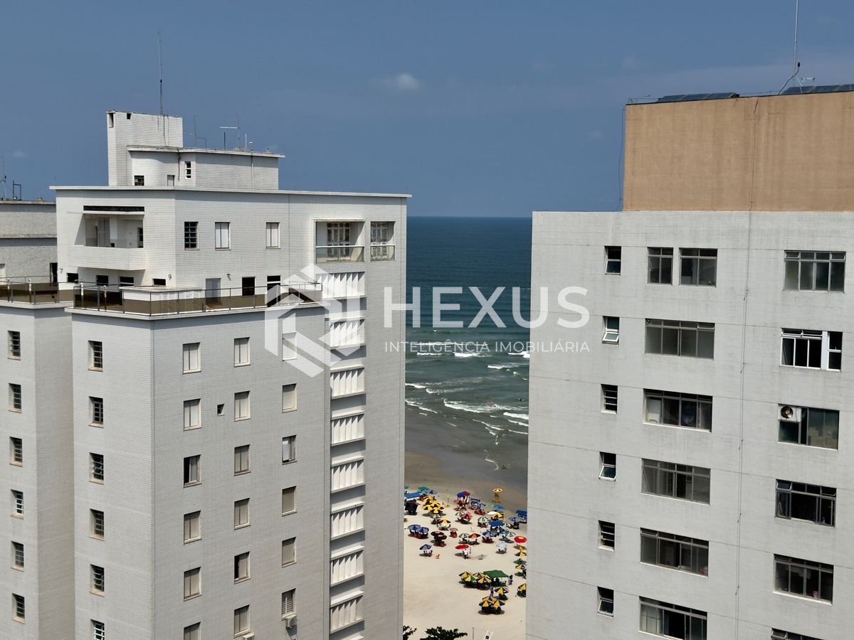 Foto 5 de Cobertura penthouse com varanda vista mar e lazer na Praia das Pitangueiras, Guaruja
