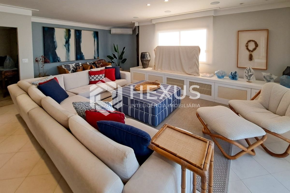 Foto 4 de Cobertura dúplex frente mar com varandas vista mar e lazer nas Pitangueiras, Guarujá
