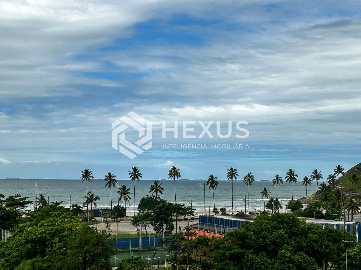 Foto 5 de Apartamento com varanda gourmet vista mar e lazer a 300m da praia na Enseada, Guarujá