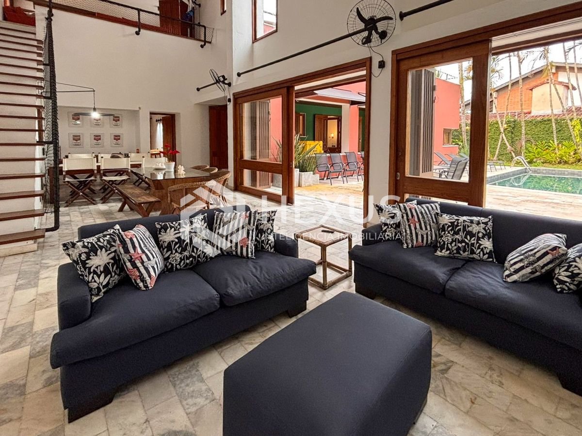 Foto 5 de Casa moderna com 6 suítes e lazer no Balneário Praia de Pernambuco, Guarujá, SP