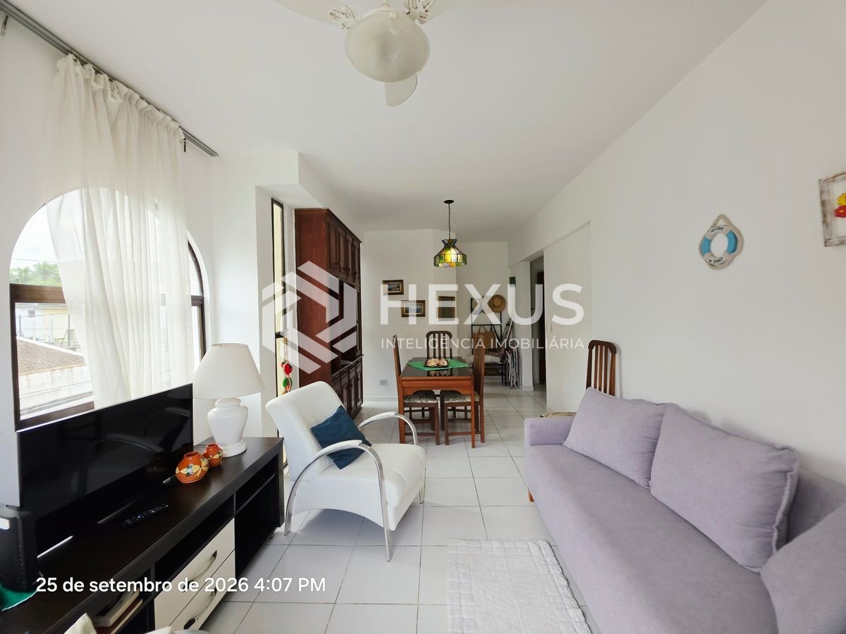 Foto 4 de Apartamento reformado com varanda no Tombo, Guarujá