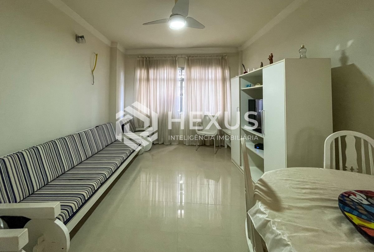 Foto 4 de Apartamento com vista mar a 1 quadra da praia nas Pitangueiras, Guarujá