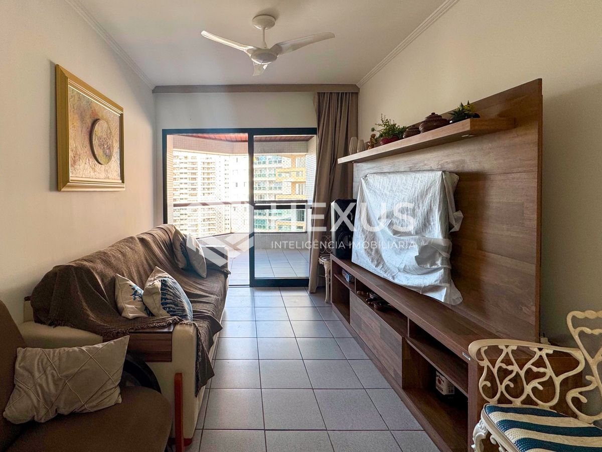 Foto 3 de Apartamento com varanda e lazer a 50m da praia na região da Vila Alzira no Jardim Astúrias, Guarujá