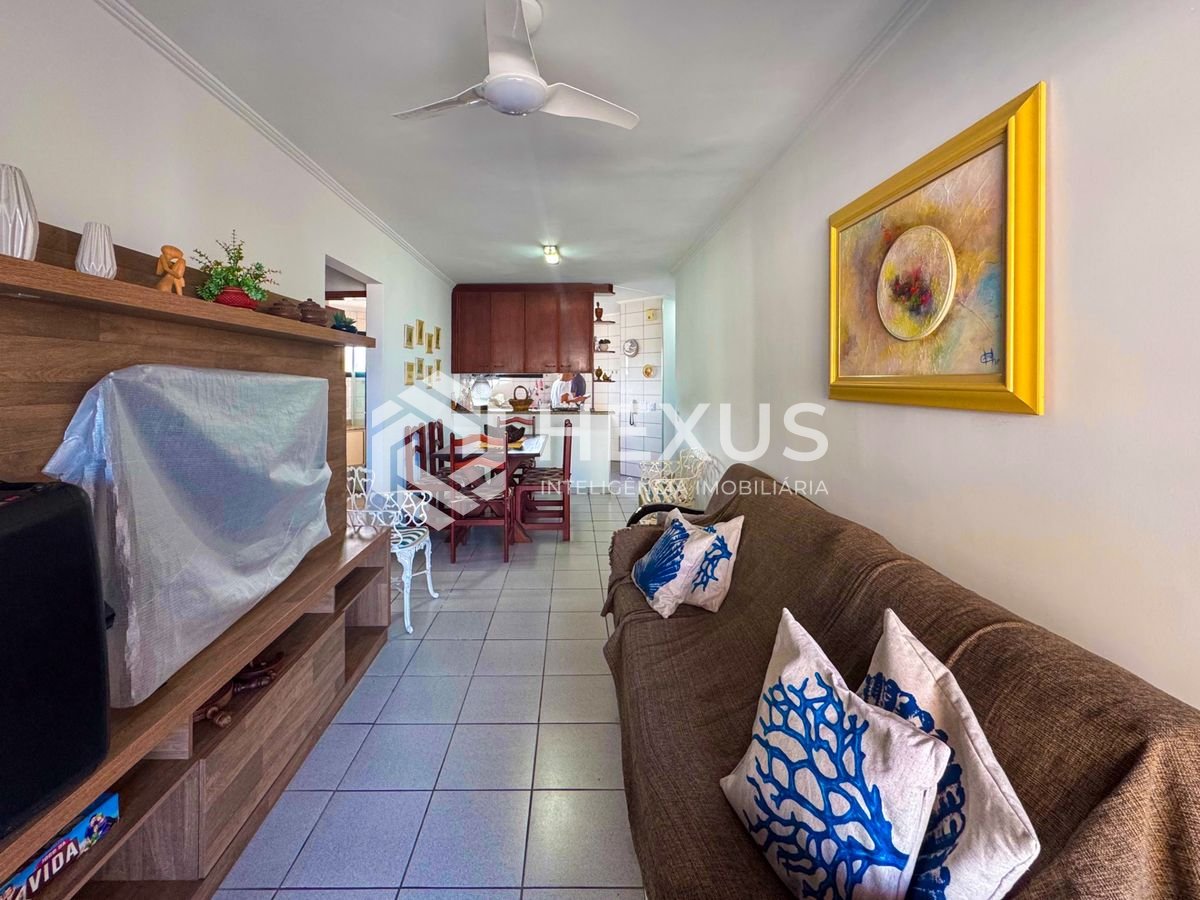 Foto 4 de Apartamento com varanda e lazer a 50m da praia na região da Vila Alzira no Jardim Astúrias, Guarujá