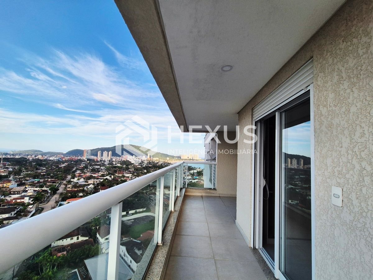 Foto 4 de Apartamento com varanda vista mar e lazer a 500m da praia na Enseada, Guarujá
