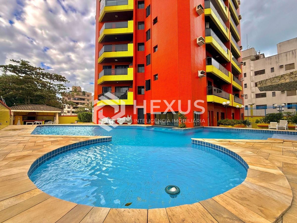 Foto 2 de Apartamento com varanda gourmet vista mar e lazer a 250m da praia na região do Tortugas na Enseada, Guarujá