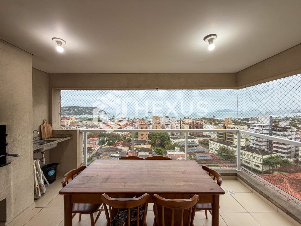 Foto 4 de Apartamento com varanda gourmet vista mar e lazer a 300m da praia na região do Tortugas na Enseada, Guarujá