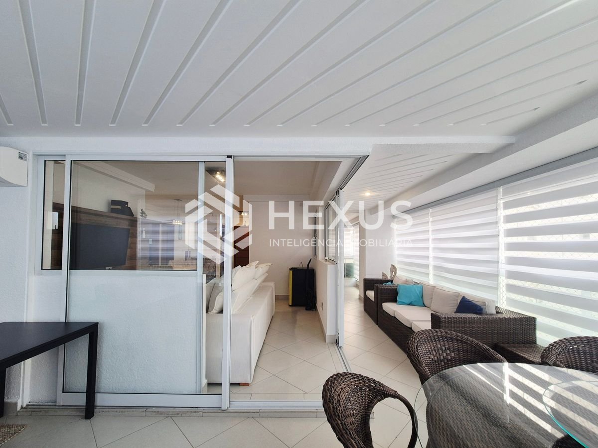 Foto 3 de Apartamento frente mar com varanda gourmet vista mar e lazer no Jardim Astúrias, Guarujá