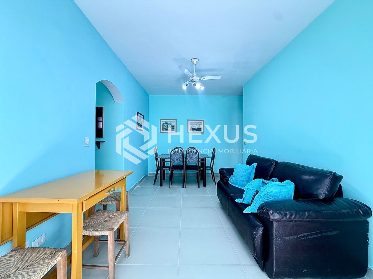 Foto 5 de Apartamento com varanda a 400m da praia no Jardim Astúrias, Guarujá