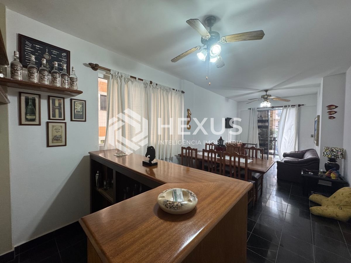 Foto 5 de Apartamento com varanda a 400m da praia na Brunella na Enseada, Guarujá
