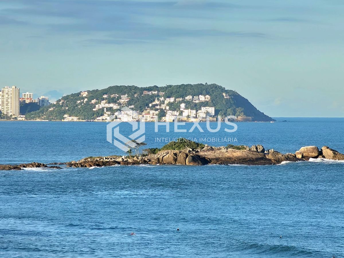 Foto 5 de Apartamento frente mar com vista mar e lazer nas Pitangueiras, Guarujá