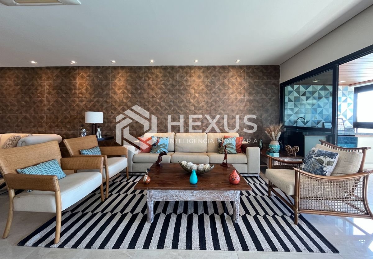 Foto 5 de Apartamento de alto padrão frente mar com varanda gourmet vista mar e lazer no Jardim Astúrias, Guarujá