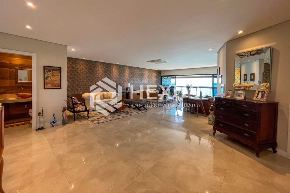 Foto 3 de Apartamento de alto padrão frente mar com varanda gourmet vista mar e lazer no Jardim Astúrias, Guarujá